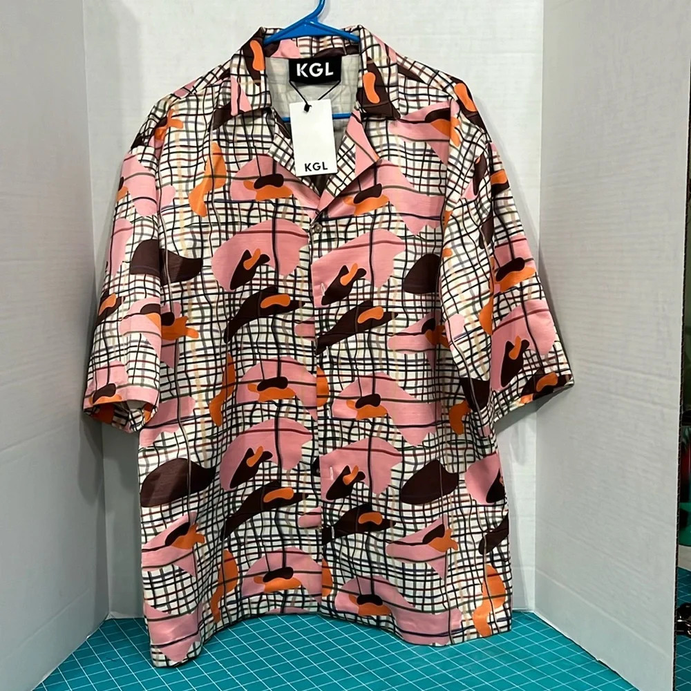 KGL Designer Goop Shirt Cotton Suede Luxury